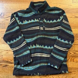 Vintage Billabong Recycler Adventure Division Fleece Quarter-Zip L Large